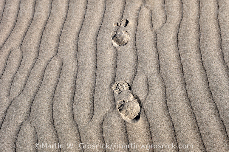 Footprints On Sand