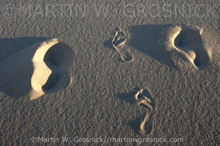 Footprints On Sand